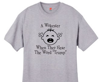 The Woke and Democrats Can't Handle it Anti-Woke Pro American T Shirt Sizes Small Thru 2XL Available