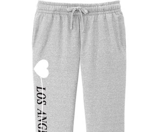 Exclusive Metro Series Los Angeles Sweatpants H1 Gray Women's Sizes Small - XX-Large * 2 Choices *