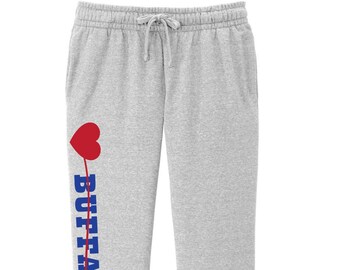 Exclusive Metro Series Buffalo Sweatpants Gray Women's Sizes Small - XX-Large * 2 Choices *
