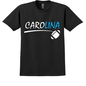 Unique City Series Support Carolina Black T Shirt DS2 Men&#39;s Sizes Small thru 2XL Available Free Shipping !!!