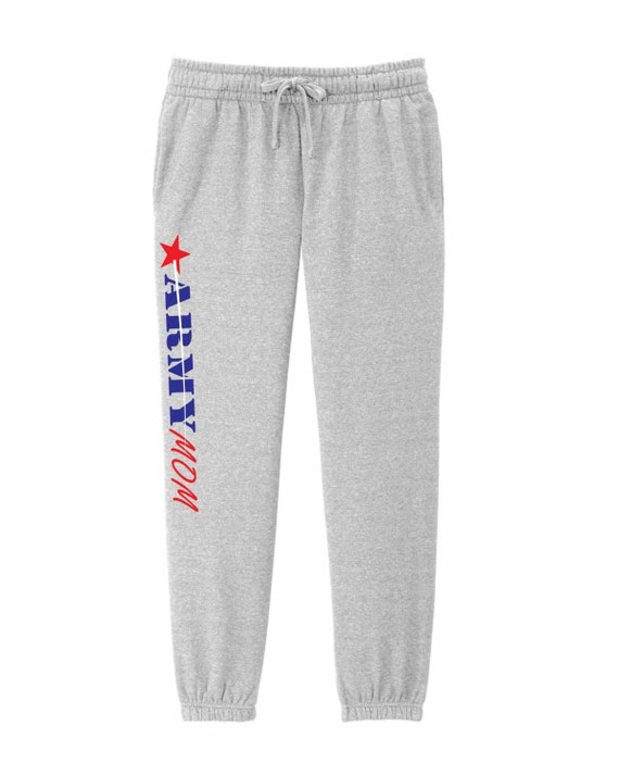 Army Mom Sweatpants Gray Women's Sizes Small - XX-Large Proud American Military