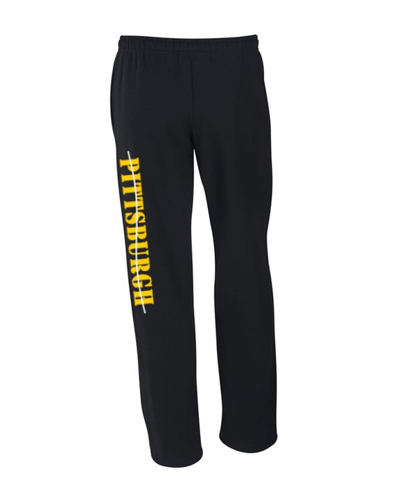 Metro Series Pittsburgh Sweatpants with Side Pockets Men's Sizes Small Thru XX-large Available Free Shipping !!
