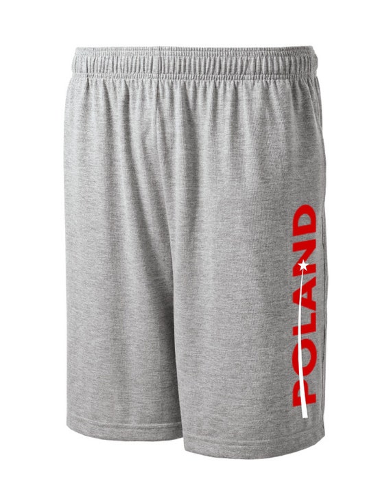 International European Poland Shorts With Side Pockets Gray Men's Sizes Small - 2XL