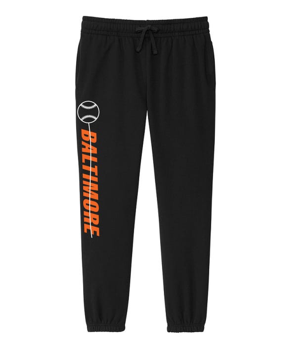 Exclusive Metro Series Baltimore Black Sweatpants Women's Sizes Small - XX-Large * 2 Choices *