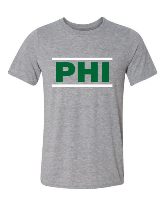 Philadelphia T Shirt His And/Or Hers Matching Design Gray Sizes Small Thru 2XL