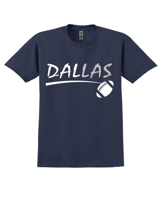 Unique City Series Support Dallas Navy Blue T Shirt DS2 Men's Sizes Small thru 2XL Available Free Shipping !!!