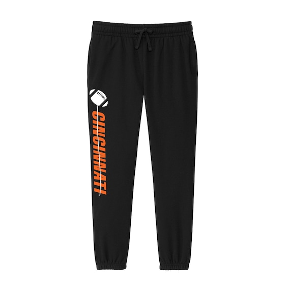 Exclusive Metro Series Cincinnati Black Sweatpants Women's Sizes Small - XX-Large * 2 Choices *