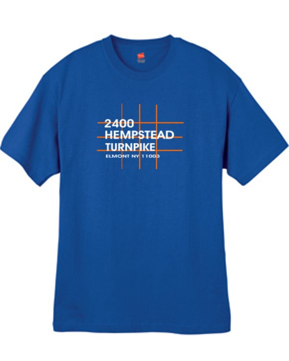 New York Hockey Arena T Shirt H2 Long Island Royal Blue Sizes Small Medium Large X-Large XX-Large