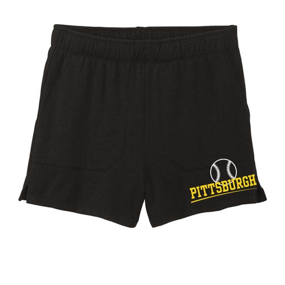 Super Hot !!! Exclusive Metro Series Pittsburgh Shorts with Side Pockets DS2 Women's Sizes Small - 2XL