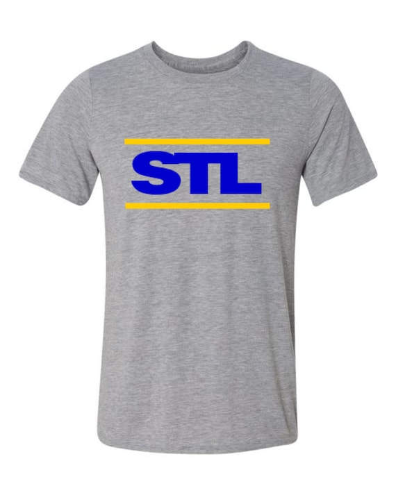 St. Louis T Shirt His And/Or Hers Matching Design Gray Sizes Small Thru 2XL