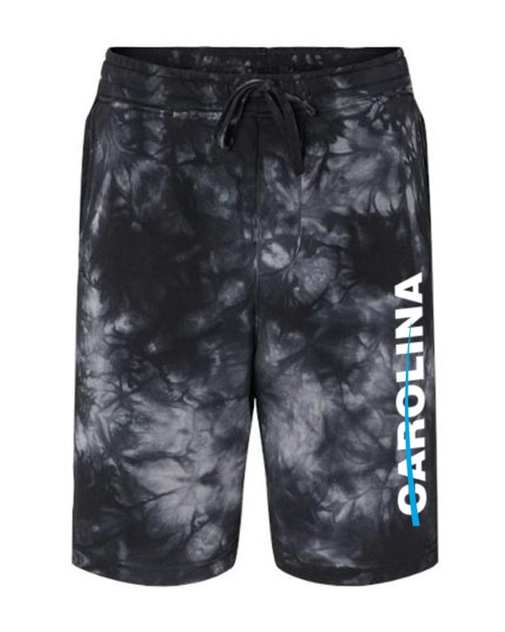 Metro Series Carolina Shorts * 2 Choices * (Tie-Dyed Black and Solid Black) Both with Pockets Mens Sizes Small - 2XL
