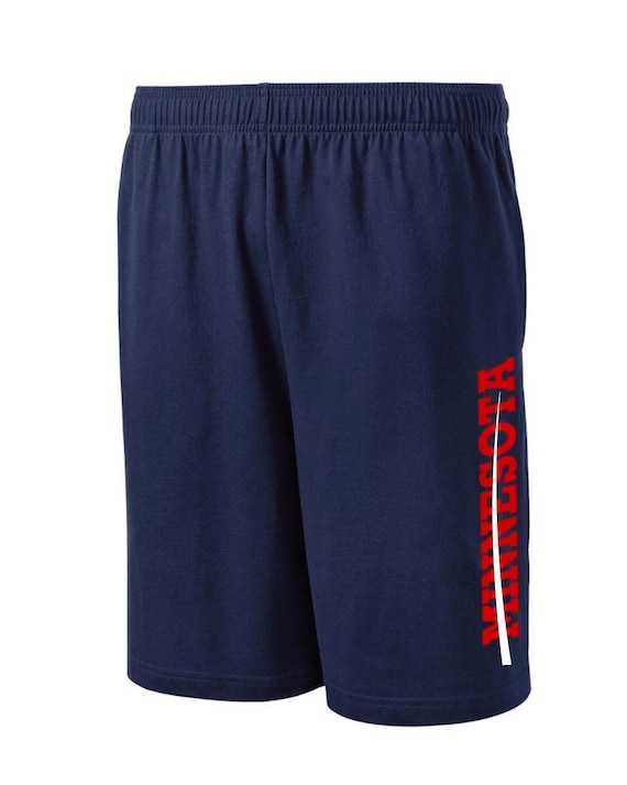 Metro Series Minnesota Shorts Navy Blue with Side Pockets Men's Sizes Small - 2XL Available - Free Shipping !!!