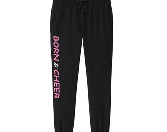Cheerleader Cheer Sweatpants for Females Hip and Trendy with Side Pockets Sizes X-Small thru XX-Large * 3 Choices *