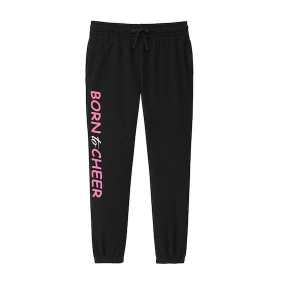 Cheerleader Cheer Sweatpants for Females Hip and Trendy with Side Pockets Sizes X-Small thru XX-Large * 3 Choices *