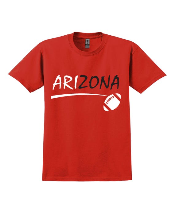 Unique City Series Support Arizona Red T Shirt DS2 Men's Sizes Small thru 2XL Available Free Shipping !!!