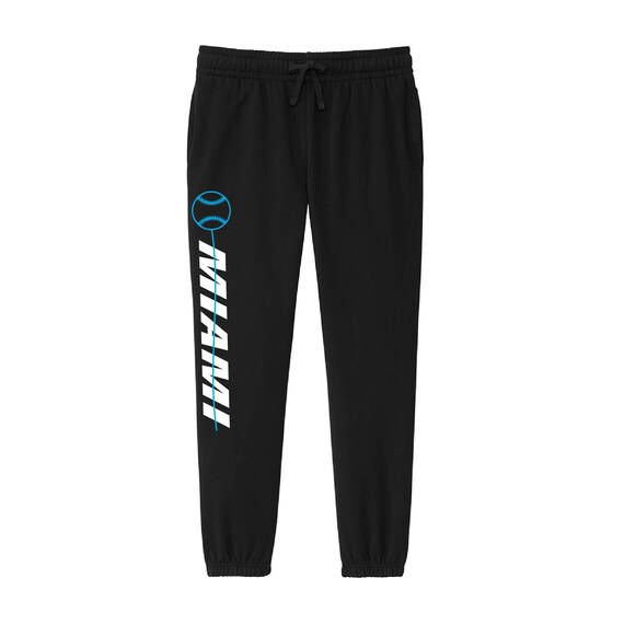 Exclusive Metro Series Miami Black Sweatpants Women's Sizes Small - XX-Large * 2 Choices *