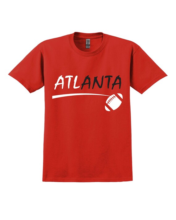 Unique City Series Support Atlanta Red T Shirt DS2 Men's Sizes Small thru 2XL Available Free Shipping !!!