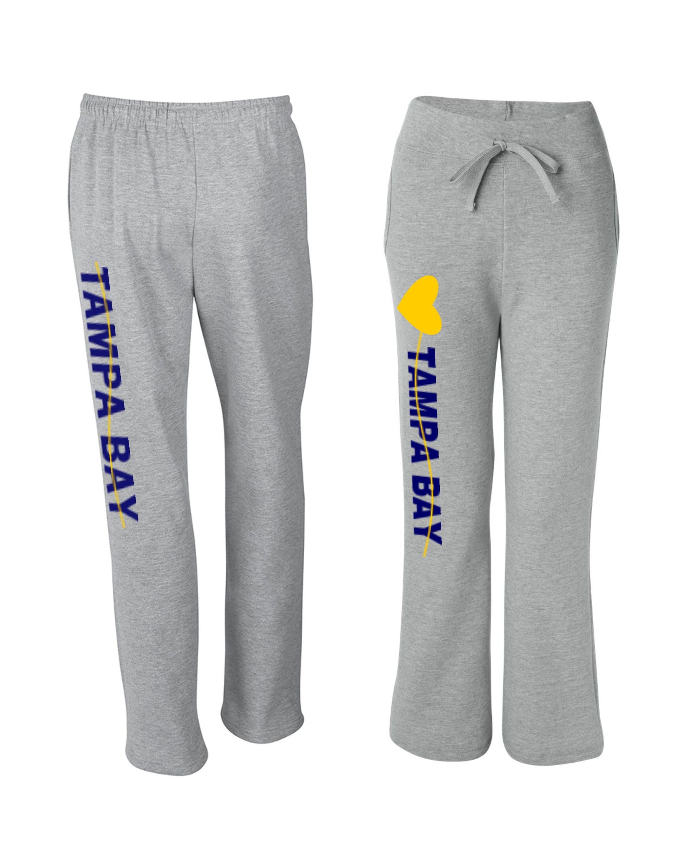 Tampa Bay Sweatpants Men's and Women's Gray/Dark Etsy
