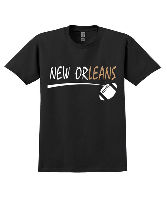 Unique City Series Support New Orleans Black T Shirt Men's Sizes Small thru 2XL Available Free Shipping !!!