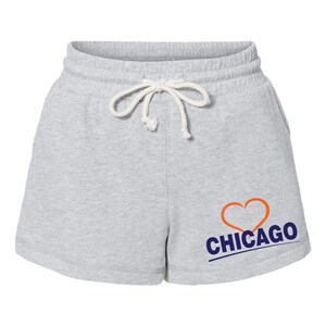 Exclusive Chicago Shorts Gray Womens Sizes Small Thru 2XL *2 Choices*
