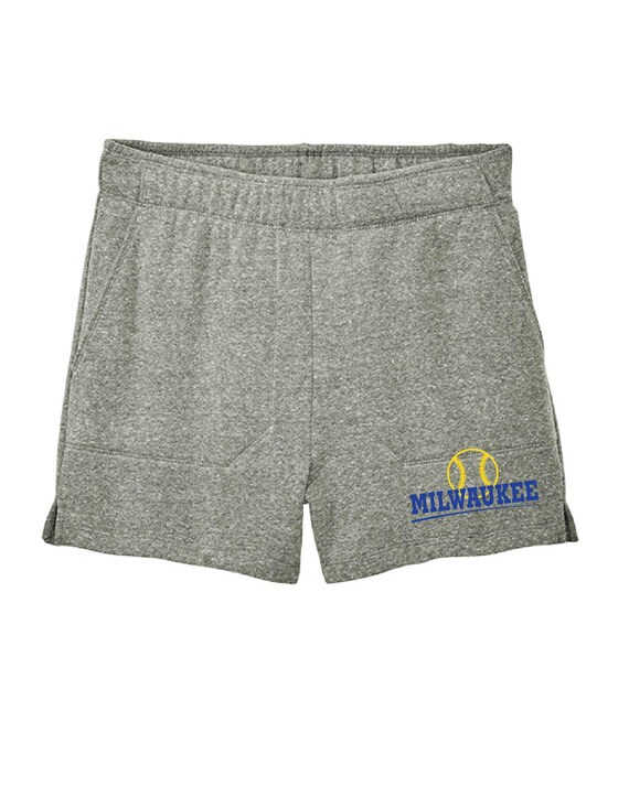 Super Hot !!! Exclusive Metro Series Milwaukee Shorts with Side Pockets Gray Women's Sizes Small - 2XL