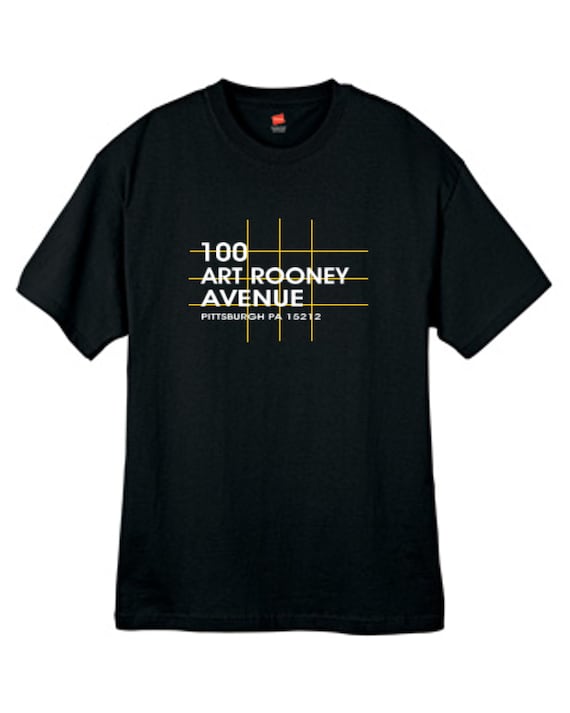 Pittsburgh Football Stadium T Shirt Pennsylvania Black Sizes Small Thru 2XL