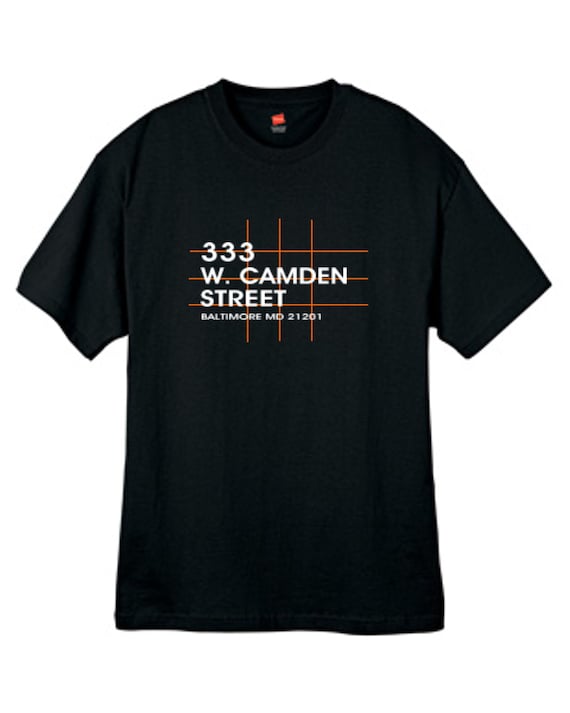 Baltimore Baseball Park T Shirt Maryland Black Sizes Small Medium Large X-Large XX-Large
