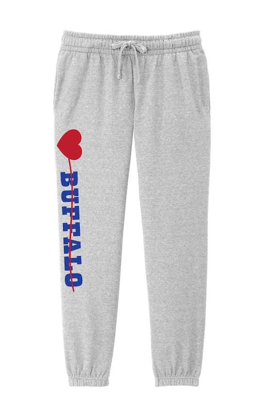 Exclusive Metro Series Buffalo Sweatpants Gray Women's Sizes Small - XX-Large - Free Shipping !!