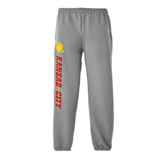 Exclusive Metro Series Kansas City Gray Sweatpants Men's Sizes Small - XX-Large with Side Pockets Free Shipping !!