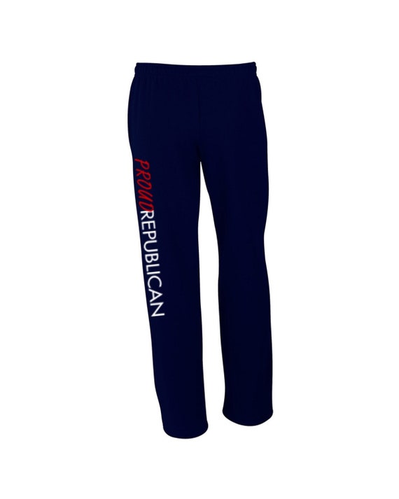 Proud Republican Navy Blue Sweatpants Mens Sizes Small Thru X-large