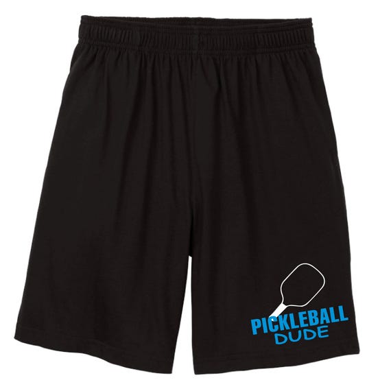 Outdoor Series Pickleball Dude Shorts with Side Pockets Black Men's Sizes Small - 2XL