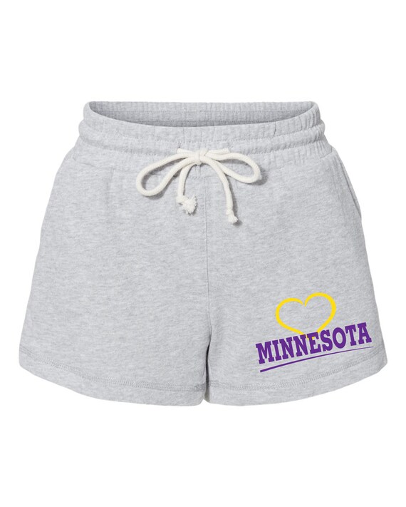 Exclusive Minnesota Shorts Gray Womens Sizes Small Thru 2XL *2 Choices*