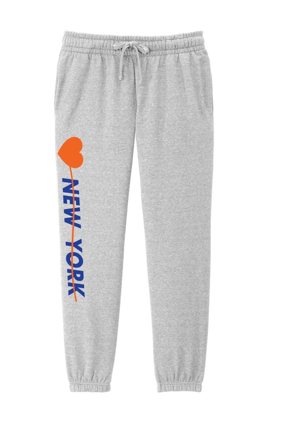 Exclusive Metro Series New York Sweatpants NYSP2 Gray Women's Sizes Small - XX-Large * 2 Choices *