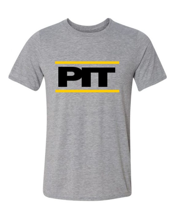 Pittsburgh T Shirt His And/Or Hers Matching Design Gray Sizes Small Thru 2XL