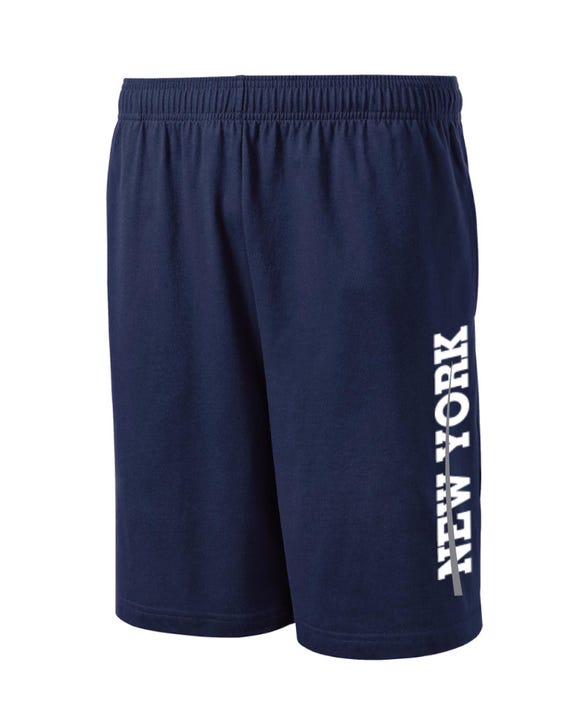 Metro Series New York Shorts Navy Blue with Side Pockets Men's Sizes Small - 2XL Available Free Shipping !!!