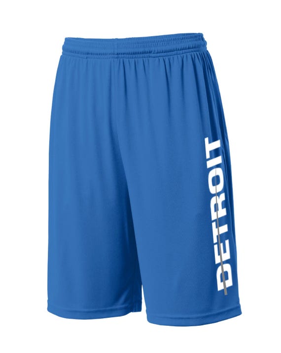 Metro Series Detroit Shorts Royal Blue with Side Pockets Men's Sizes Small - 2XL Available Free Shipping !!!