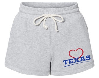 Exclusive Texas Shorts Gray Womens Sizes Small Thru 2XL *2 Choices*