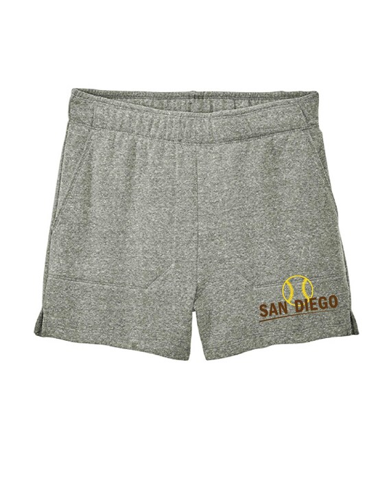 Super Hot !!! Exclusive Metro Series San Diego Shorts with Side Pockets Gray Women's Sizes Small - 2XL
