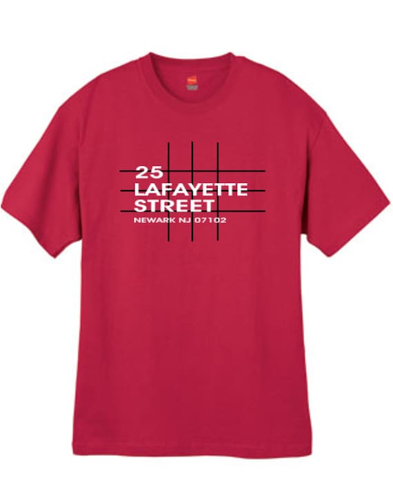 New Jersey Hockey Arena T Shirt Newark Red Sizes Small Medium Large X-Large XX-Large