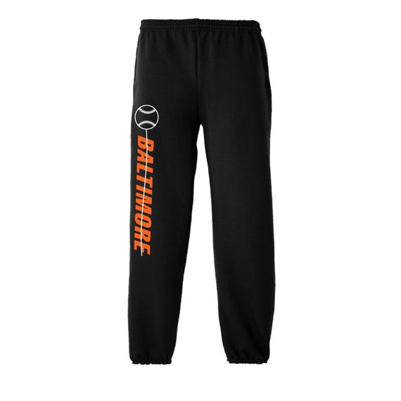 Exclusive Metro Series Baltimore Black Sweatpants Men's Sizes Small - XX-Large with Side Pockets Free Shipping !!