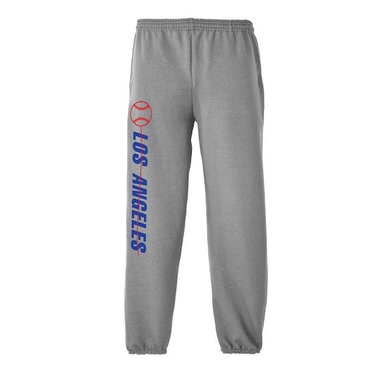 Exclusive Metro Series Los Angeles Gray Sweatpants Men's Sizes Small - XX-Large with Side Pockets Free Shipping !!