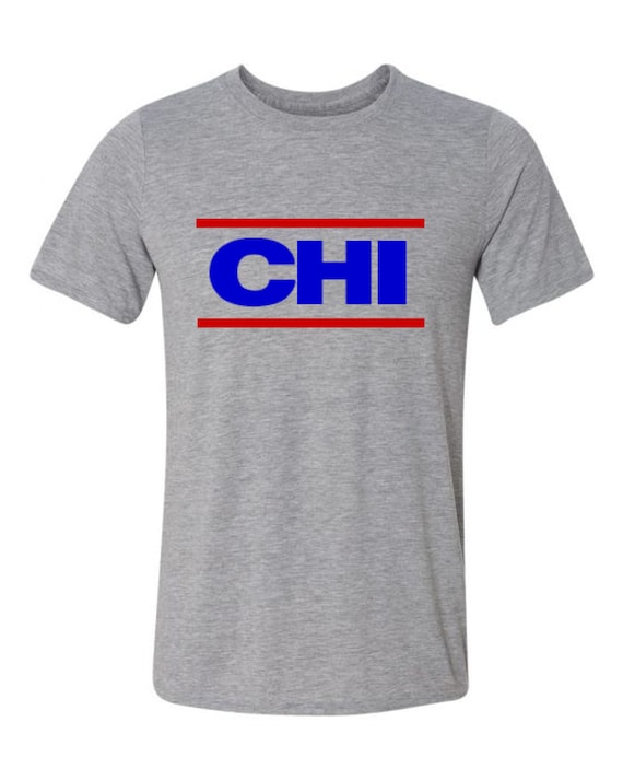 Chicago T Shirt His And/Or Hers Matching Design Gray Sizes Small Thru 2XL