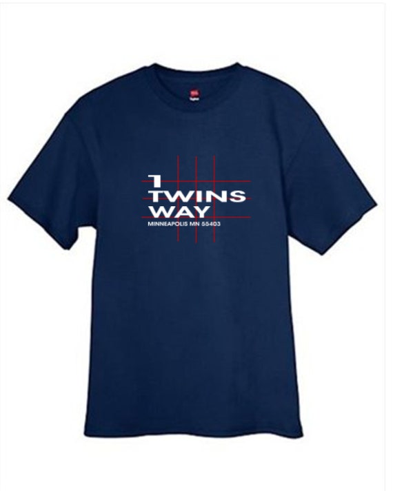 Minnesota Baseball Field T Shirt Minneapolis Navy Blue Sizes Small Thru 2XL