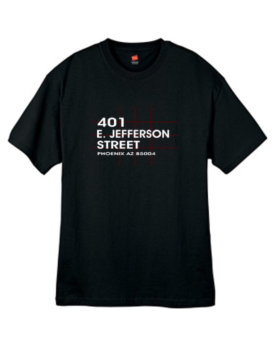 Arizona Baseball Field T Shirt Phoenix Black Sizes Small Medium Large X-Large XX-Large
