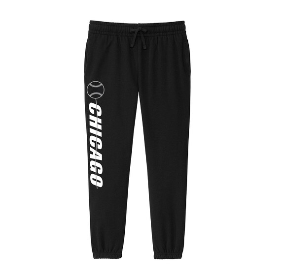 Exclusive Metro Series Chicago Black Sweatpants Women's Sizes Small - XX-Large * 2 Choices *