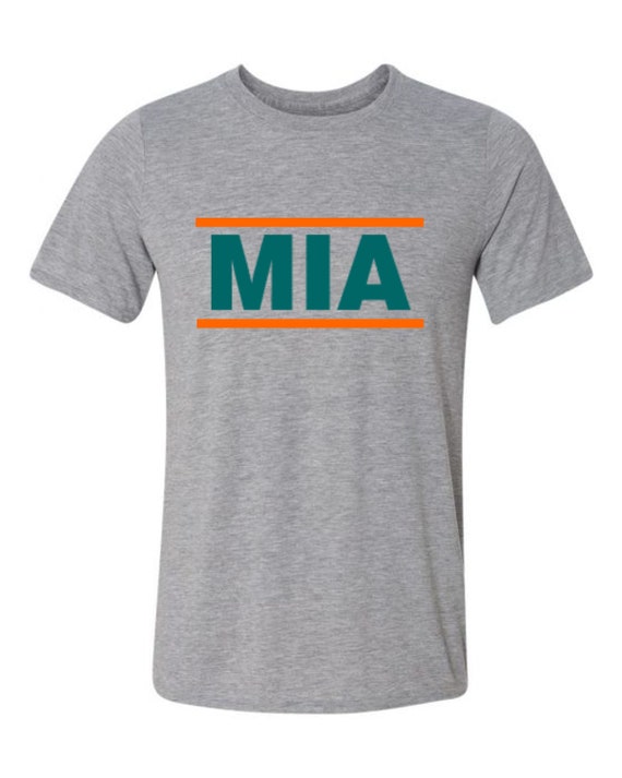 Miami T Shirt His And/Or Hers Matching Design Gray Sizes Small Thru 2XL