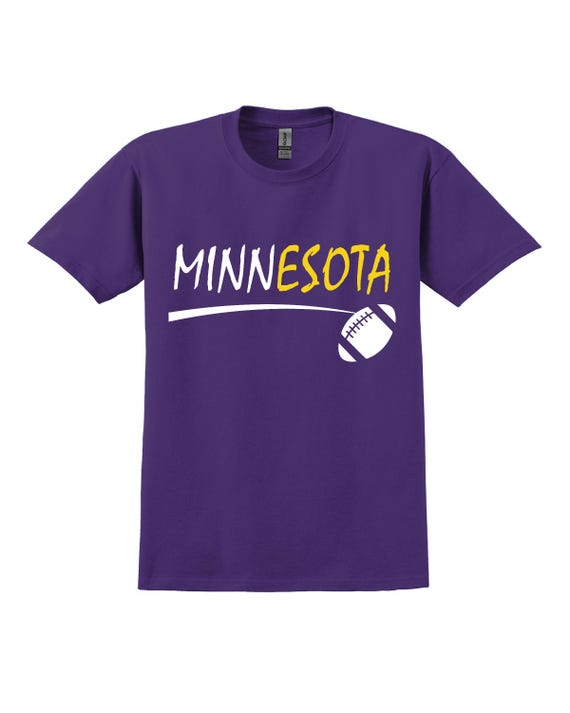 Unique City Series Support Minnesota Purple T Shirt DS3 Men's Sizes Small thru 2XL Available Free Shipping !!!