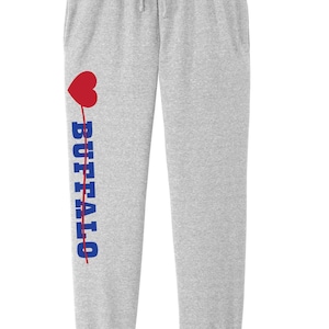 Exclusive Metro Series Buffalo Sweatpants Gray Women&#39;s Sizes Small - XX-Large * 2 Choices *