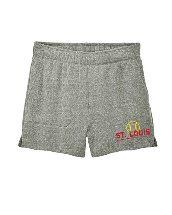 Super Hot !!! Exclusive Metro Series St. Louis Shorts with Side Pockets Gray Women's Sizes Small - 2XL