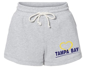 Exclusive Tampa Bay Shorts BB1 Gray Womens Sizes Small Thru 2XL *2 Choices*